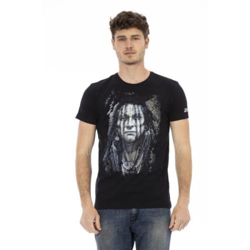 Trussardi T-Shirts Black, Herr