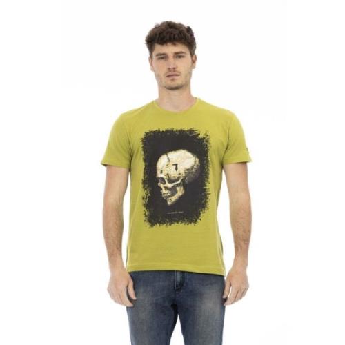 Trussardi Casual Rund Hals Kortärmad T-shirt Green, Herr