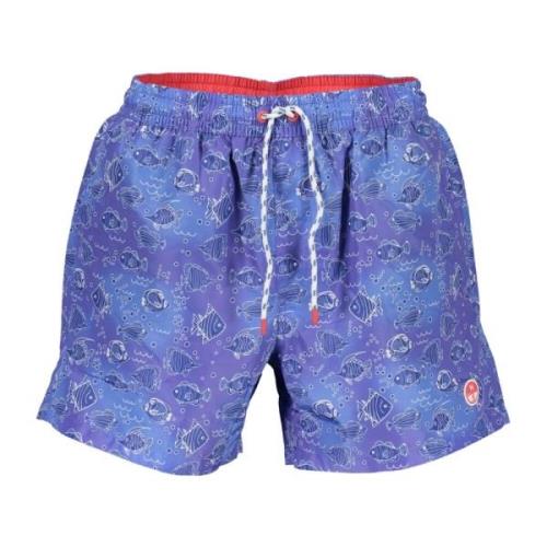 North Sails Lila Badshorts med Boxer Stil Purple, Herr