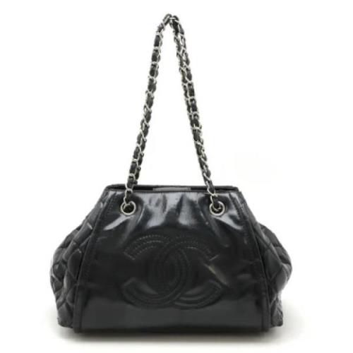 Chanel Vintage Pre-owned Tyg chanel-vskor Black, Dam