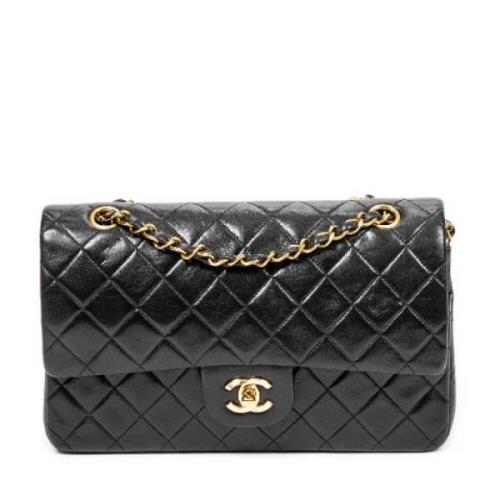 Chanel Vintage Pre-owned Laeder axelremsvskor Black, Dam