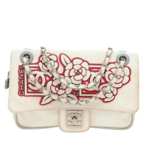 Chanel Vintage Pre-owned Nylon chanel-vskor White, Dam