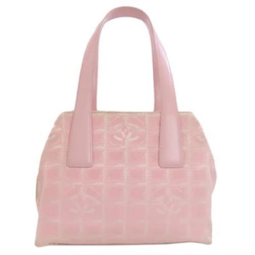 Chanel Vintage Pre-owned Nylon chanel-vskor Pink, Dam