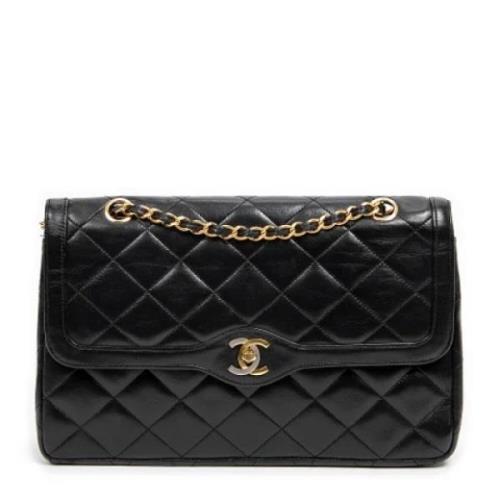 Chanel Vintage Pre-owned Laeder axelremsvskor Black, Dam