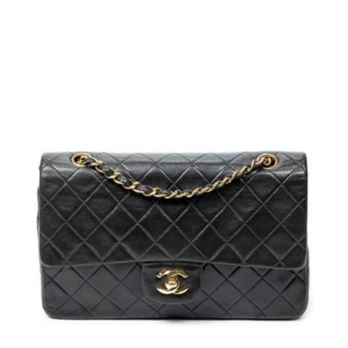 Chanel Vintage Pre-owned Laeder axelremsvskor Black, Dam