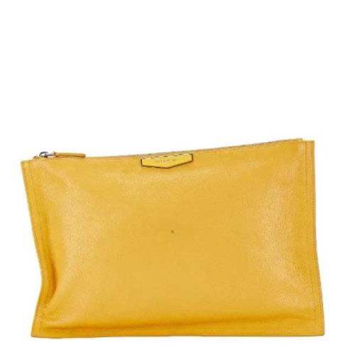 Givenchy Pre-owned Pre-owned Laeder handvskor Yellow, Dam