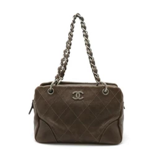 Chanel Vintage Pre-owned Laeder chanel-vskor Brown, Dam