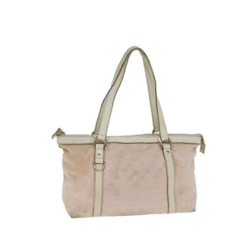 Gucci Vintage Pre-owned Canvas totevskor Pink, Dam