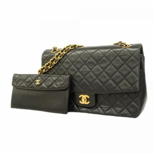 Chanel Vintage Pre-owned Laeder chanel-vskor Black, Dam