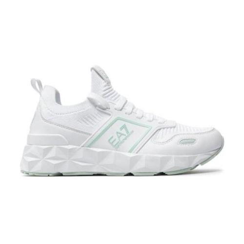 Emporio Armani EA7 Låga sneakers i vitt White, Herr