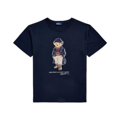 Ralph Lauren NVL Bear T-Shirt Blue, Dam