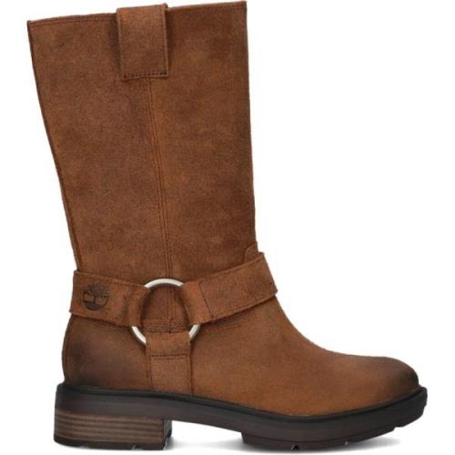 Timberland Höga Drag Mocka Brun Stövlar Brown, Dam