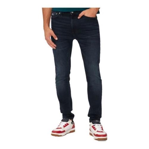 Tommy Jeans Skinny Stretch Jeans - Blå Blue, Herr