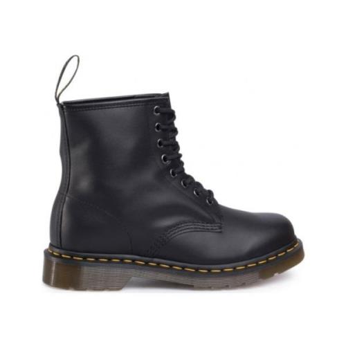 Dr. Martens Svarta Läder Nappa Stövlar Black, Herr