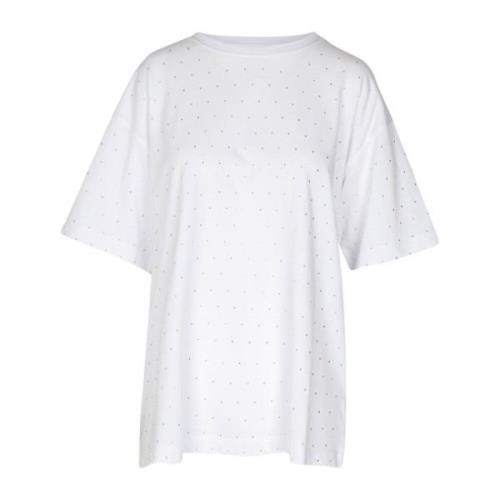 8PM Indiana T-shirt med strass White, Dam