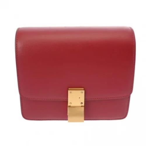 Celine Vintage Pre-owned Tyg celine-vskor Red, Dam