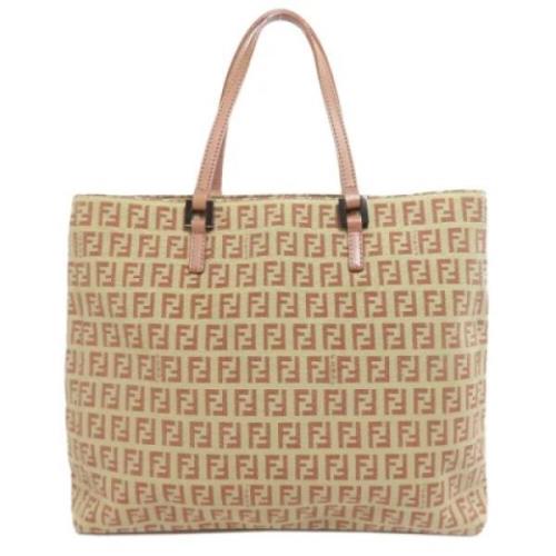 Fendi Vintage Pre-owned Canvas fendi-vskor Pink, Dam