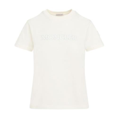 Moncler Neutral T-shirt för kvinnor Beige, Dam