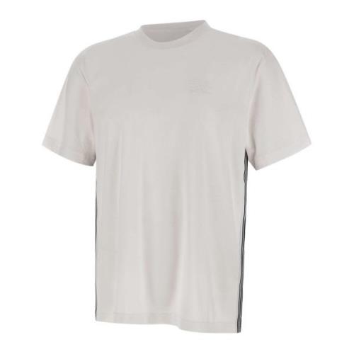 Emporio Armani EA7 Vit Bomull T-shirt med Logotyp White, Herr