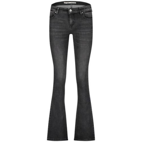 Raizzed Ultimate Stretch Flare Jeans Eclipse Gray, Dam