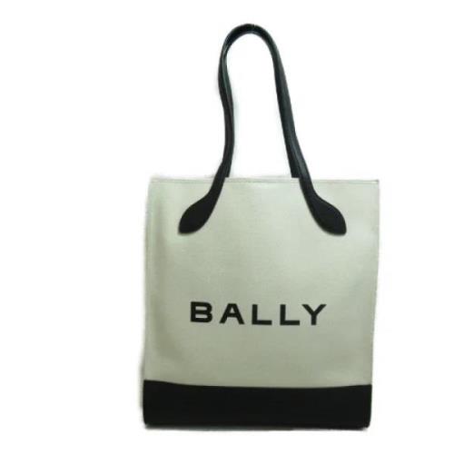 Bally Pre-owned Pre-owned Canvas handvskor Beige, Dam