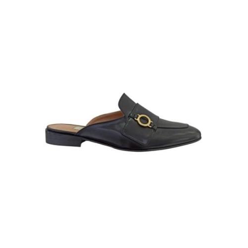 L'Autre Chose Klassiskt Läder Loafer Sko Black, Dam