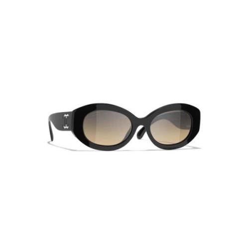 Chanel Ch5528 C501W1 Sunglasses Black, Dam