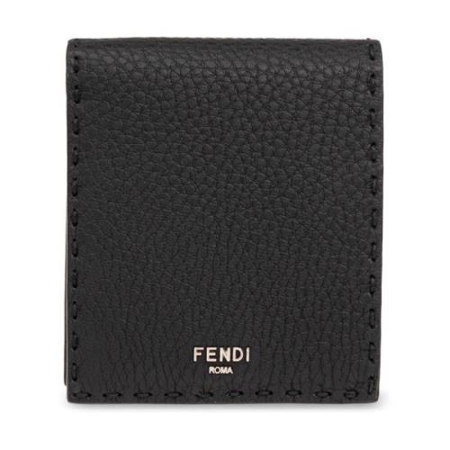 Fendi Läderplånbok Black, Herr