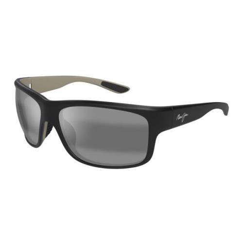 Maui Jim Mj815 53B Sunglasses Black, Herr