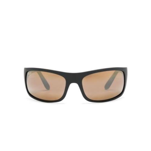 Maui Jim Svarta solglasögon för vardagsbruk Brown, Unisex