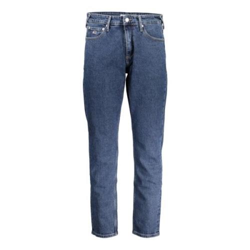 Tommy Hilfiger Blå Denim Jeans Austin Slim Tapered Blue, Herr