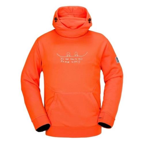 Volcom Hydro Riding Hoodie Orange, Herr