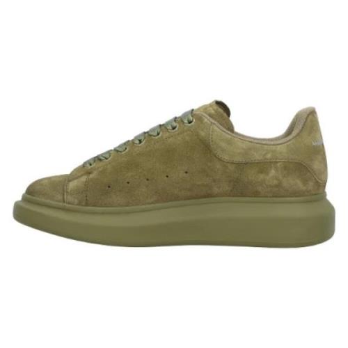 Alexander McQueen Laeder sneakers Green, Herr