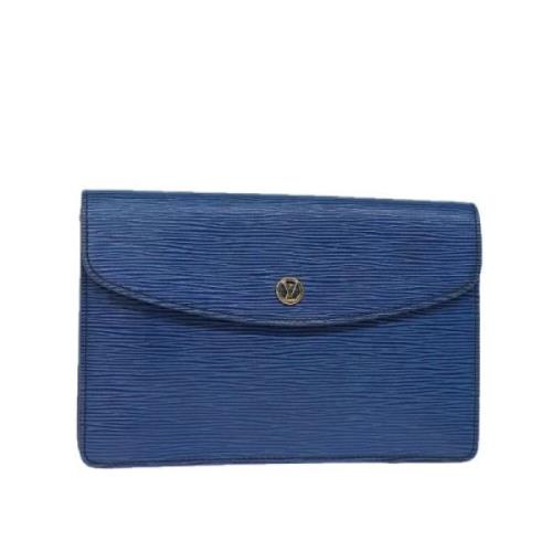 Louis Vuitton Vintage Pre-owned Laeder louis-vuitton-vskor Blue, Dam