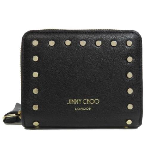 Jimmy Choo Pre-owned Pre-owned Laeder plnbcker Black, Dam