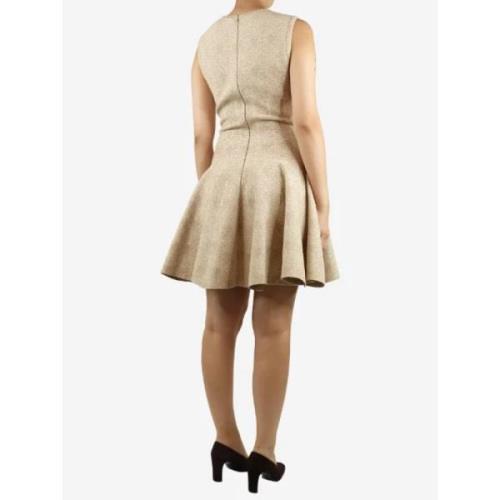 Alaïa Pre-owned Pre-owned Nylon klnningar Beige, Dam