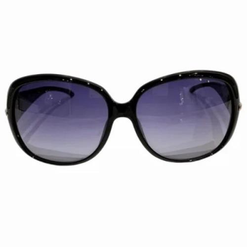 Dior Vintage Pre-owned Metall solglasgon Black, Dam