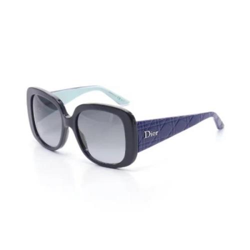 Dior Vintage Pre-owned Plast solglasgon Black, Dam