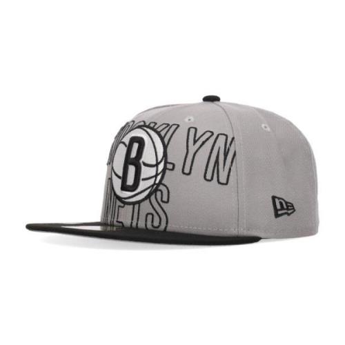 New Era Platt skärm NBA Draft Team Cap Gray, Unisex