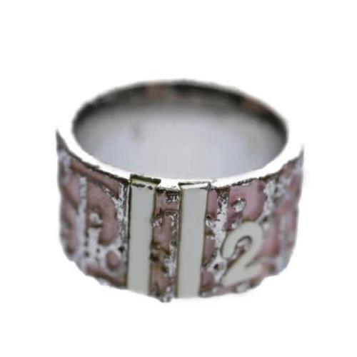 Dior Vintage Pre-owned Metall ringar Pink, Dam