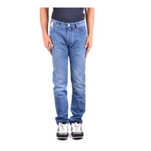 Jacob Cohën Klassiska Denim Jeans för Män Blue, Herr