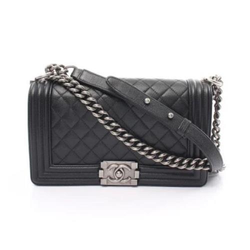 Chanel Vintage Pre-owned Tyg chanel-vskor Black, Dam