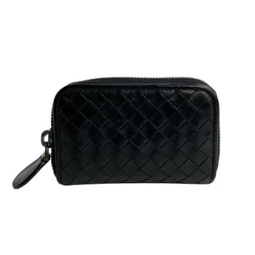 Bottega Veneta Vintage Pre-owned Tyg kuvertvskor Black, Dam