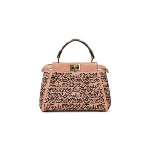 Fendi Vintage Pre-owned Tyg handvskor Pink, Dam