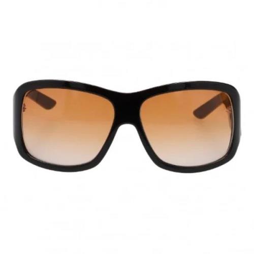 Dior Vintage Pre-owned Tyg solglasgon Brown, Dam