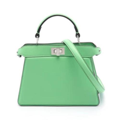 Fendi Vintage Pre-owned Laeder fendi-vskor Green, Dam