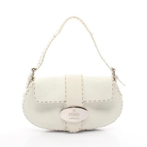 Fendi Vintage Pre-owned Laeder fendi-vskor White, Dam