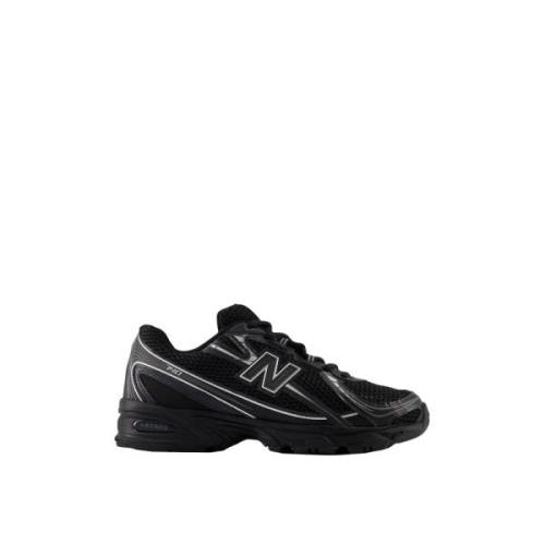 New Balance Svarta Mesh Låg-Top Reflekterande Sneakers Black, Herr