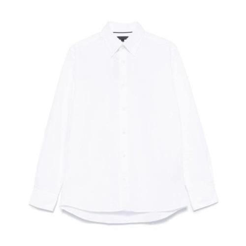 Tommy Hilfiger Vit Bomull Knapp-Down Skjorta White, Herr