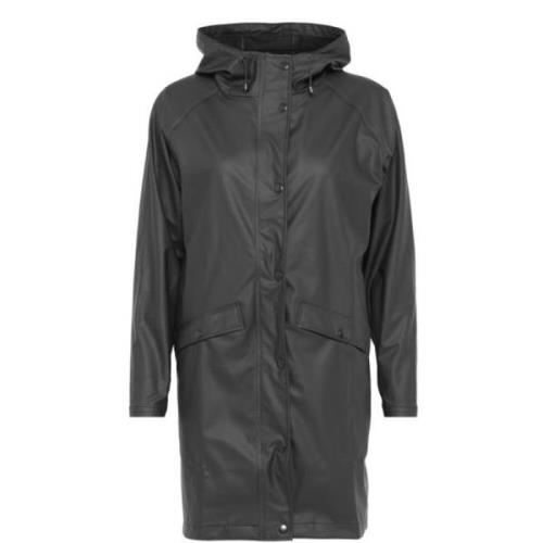 Ichi Rain Jackets Black, Dam